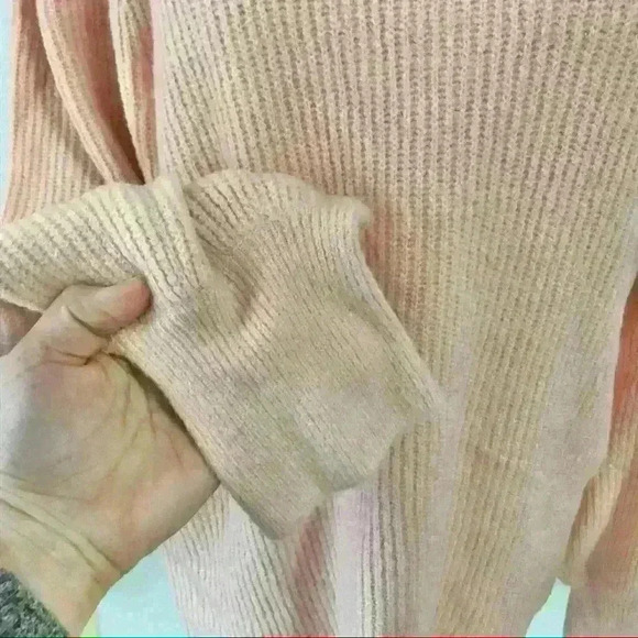 Halogen Blouson Sleeve Sweater in Pink Chintz - Picture 7 of 8